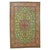 Antique Persian Tabriz Wool 7x10 Green, Yellow & Red Handmade Area Rug #9902847 For Sale