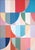 2026, Modern Bauhaus Painting in Vivid Tones of Reflective Whirlpool, Large Triptych, Acrylic Paint on Watercolor Paper For Sale In Miami - Image 6 of 11