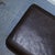 Brown Vintage Brown Leather Ottoman For Sale - Image 8 of 11