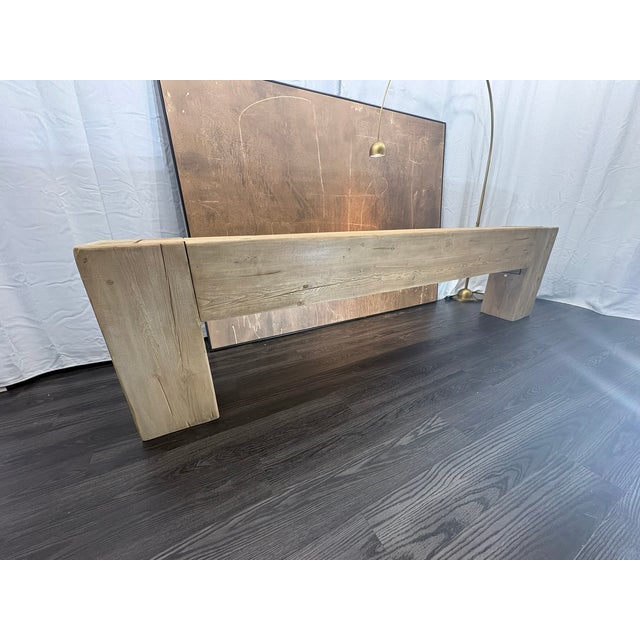 RH Reclaimed English Beam Console Table – 118" Salvaged Natural Condition: Open Box in excellent condition. New piece,...