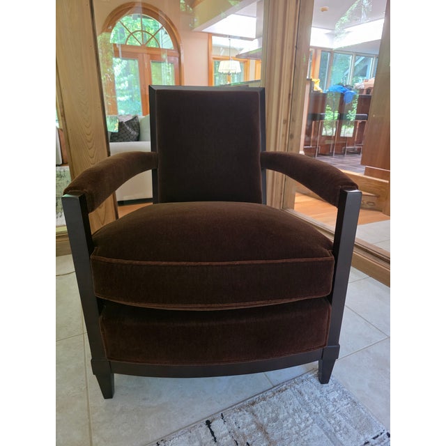Donghia Panama Fauteuil Chairs (2) For Sale - Image 9 of 13
