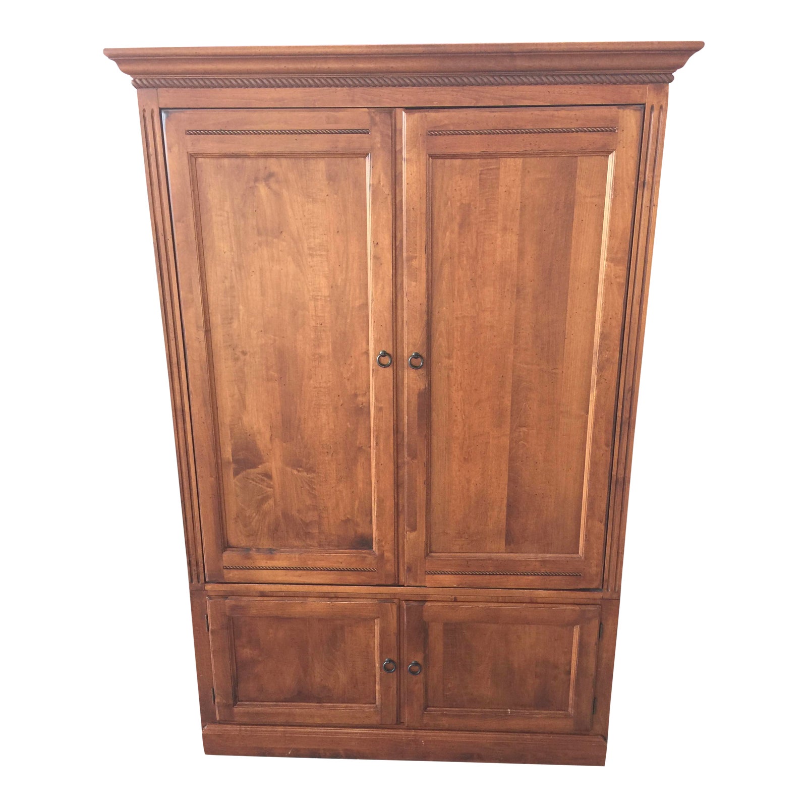 Ethan Allen Tv Armoire Country Crossings Chairish