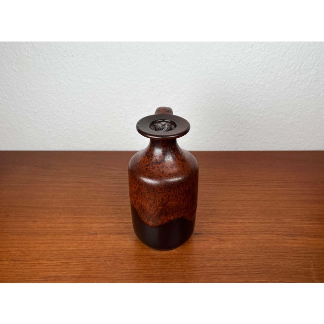 Mid-Century Modern German Pottery Fat Lava Vase from Ceramano, 1960s For Sale - Image 10 of 18