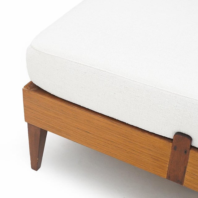 Vintage Daybed with Wooden Frame, 1950s For Sale - Image 10 of 15