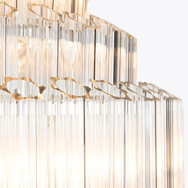 Metal Clear Grande Palermo Chandelier from Pure White Lines For Sale - Image 7 of 12