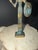 Goddess Athena with owl and snake shield, handmade, solid bronze.