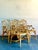 Wood Vintage Boho Chinese Chippendale Bamboo Dining Arm Chairs - Set of 4 For Sale - Image 7 of 8