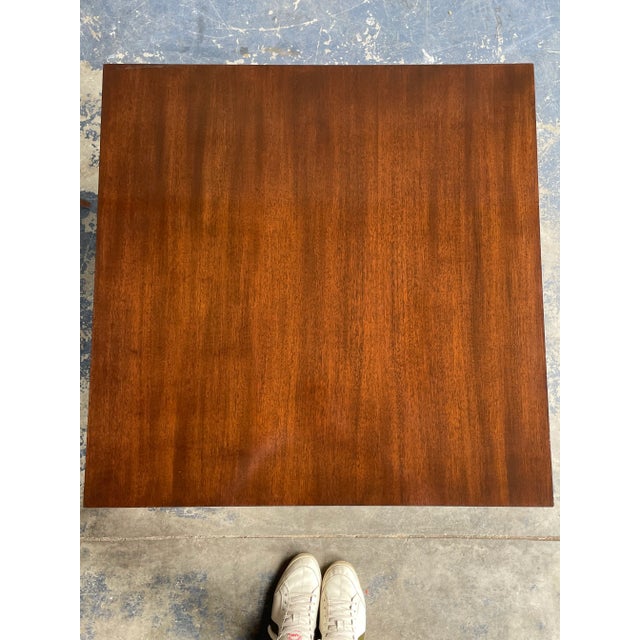 Vintage Tommi Parzinger Large Scale End Tables, Mahogany - a Pair For Sale - Image 11 of 13