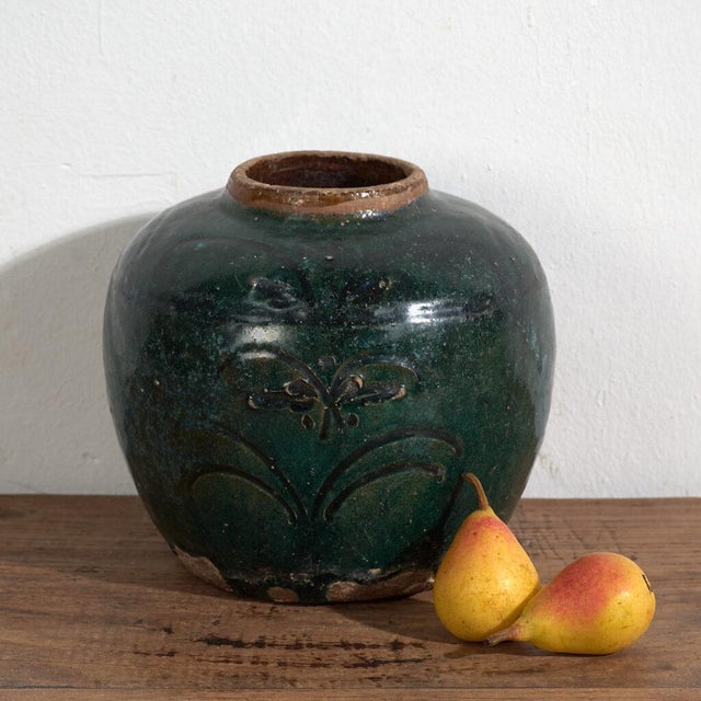 Vase with Plant Motifs For Sale - Image 6 of 6