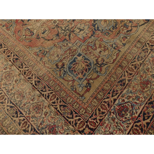 Persian 1910s Persian Kerman Lavar Rug 8'10"x 11'4" For Sale - Image 3 of 13