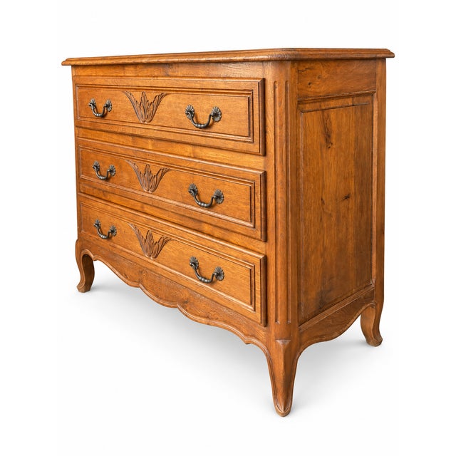 Scandinavian Louis XV Style Chest of Drawers, 1950s For Sale - Image 3 of 10