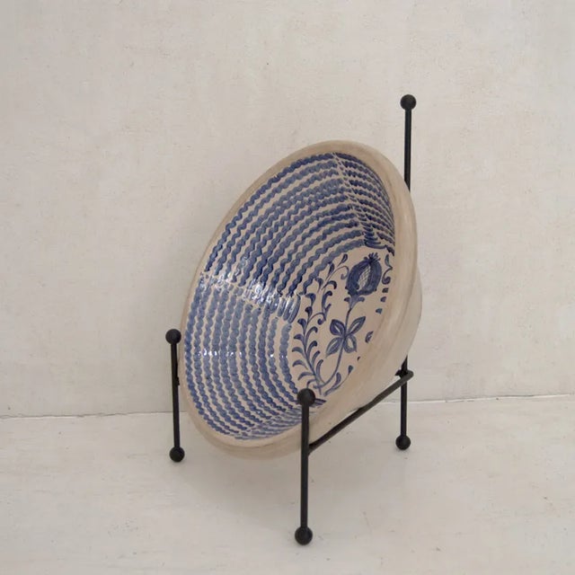 Baroque Fajalauza Enamel Bowl Spain, 1950s For Sale - Image 3 of 9