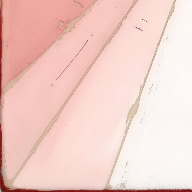 Wiggle Room 24 - Modern Resin Minimalist Red Tone Gradient Abstract Original Artwork by Ricky Hunt For Sale - Image 4 of 9