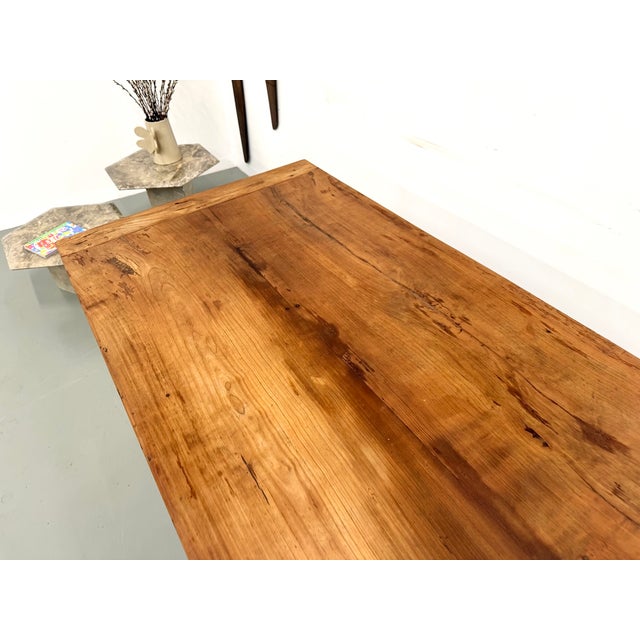 Walnut Table with Spindle Legs, 1920s For Sale - Image 17 of 18