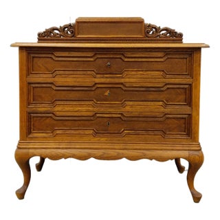 Vintage Danish Oak Dresser For Sale