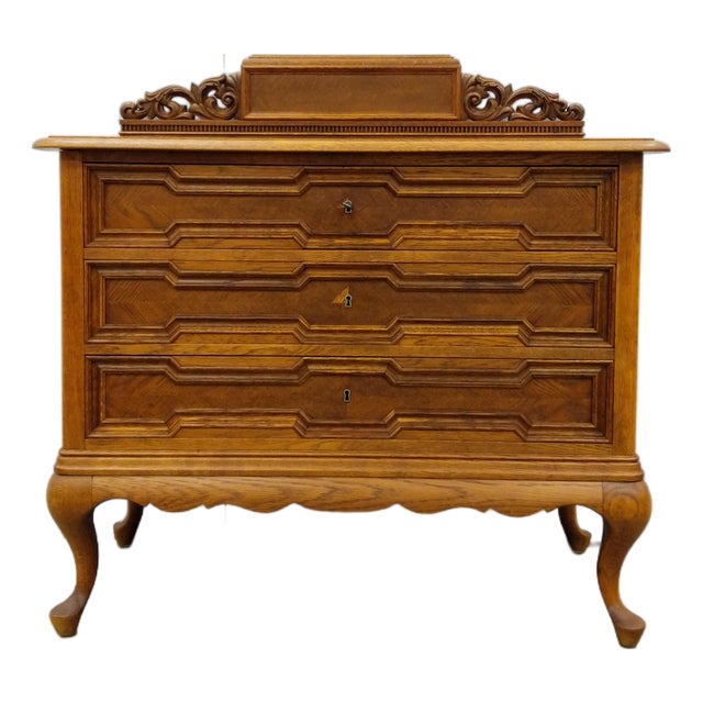 Vintage Danish Oak Dresser For Sale