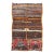 Moroccan Boucherouite Large Rag Rug With Abstract Design in Charcoal and Brown 5.2 X 8.8 For Sale