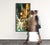 Bianca Prettau, Kyoto Teal, 2026, Cotton, Acrylic and Canvas For Sale - Image 4 of 10