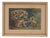 1943 Belgian Wall Art With Wooden Frame For Sale