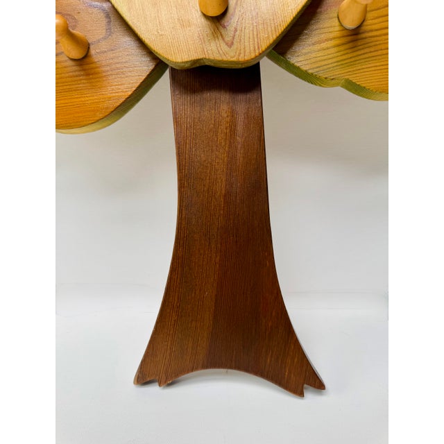 Vintage 1970s Folk Art Tree Wall Coat Rack, Children’s Decor For Sale - Image 4 of 10