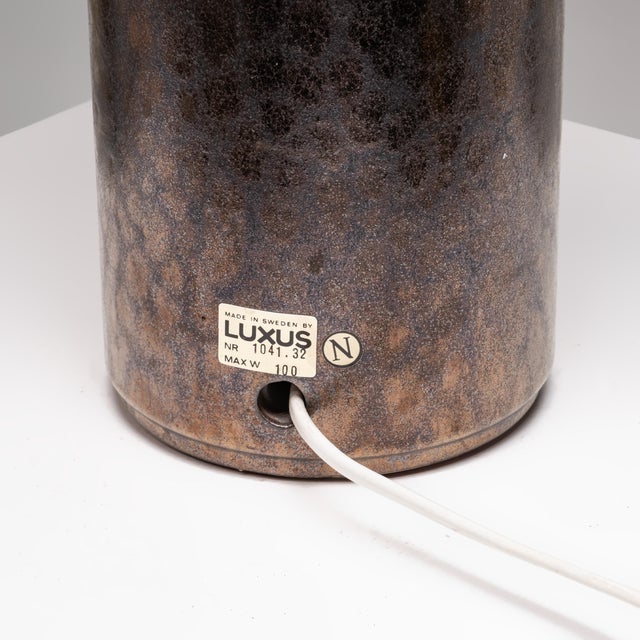Model 1041.32 Table Lamp by Uno & Östen Kristiansson for Luxus, Sweden, 1970s For Sale - Image 6 of 7