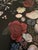 Black Mid Century Era Exotic Shell Flip Top Table For Sale - Image 8 of 11