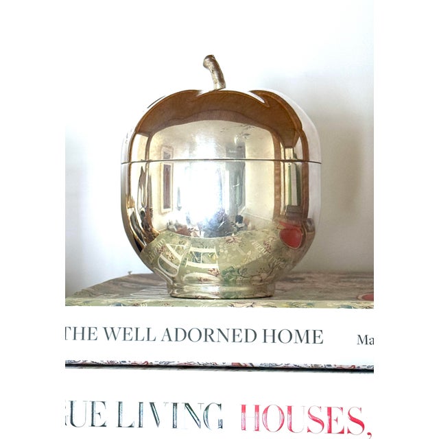 Silver Buccellatti Style Silver Apple Box For Sale - Image 8 of 9