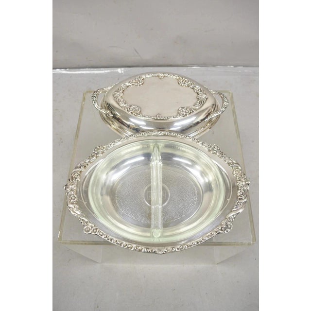 Mid 20th Century Vintage Sheridan English Regency Lidded Silver Plated Vegetable Casserole Dish For Sale - Image 5 of 11