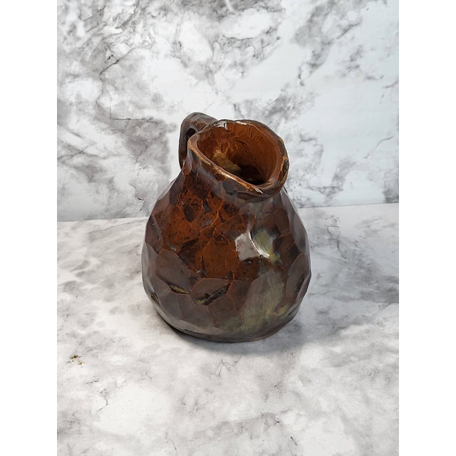 1940s 1940s Rustic Turkish Pottery Small Jug/Creamer For Sale - Image 5 of 15