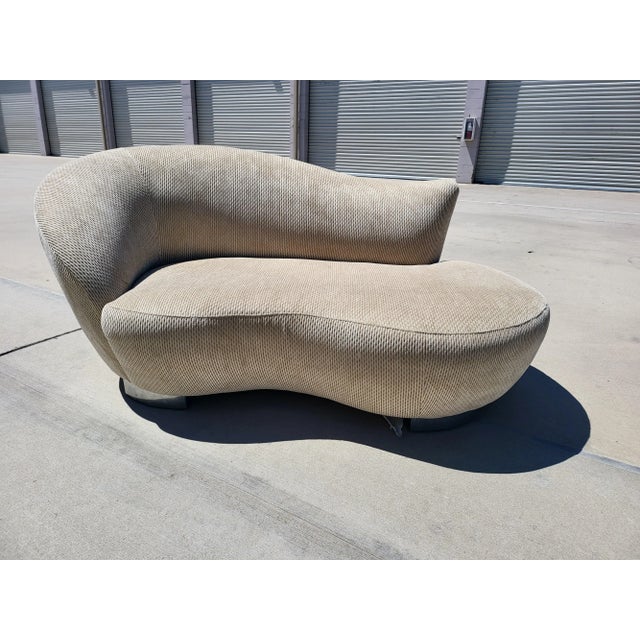 Wood 1990s Petite Cloud Sofa Vladimir Kagan Attributed For Sale - Image 7 of 13