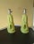 Very nice set of vintage boudoir lamps in a fabulous color of Chartreuse. Lamps are in excellent condition. Socket and...