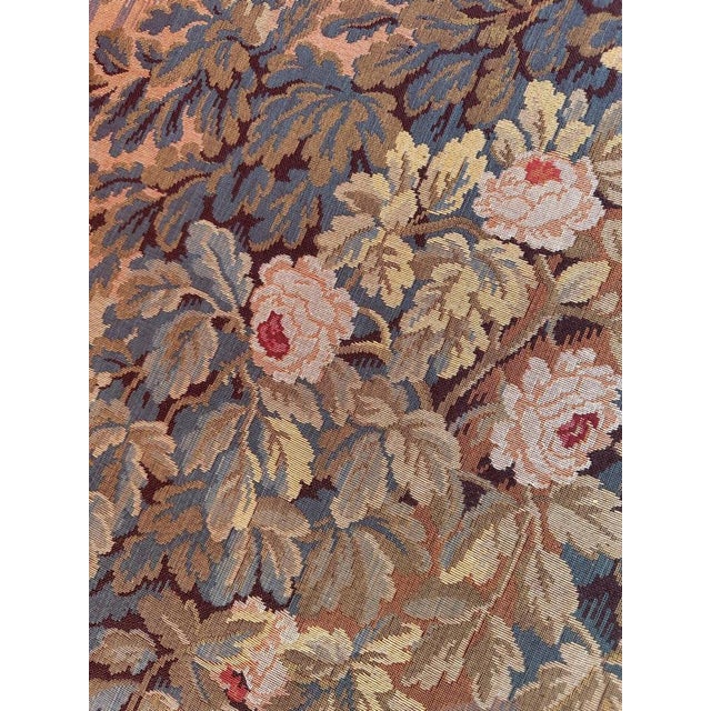 Vintage Aubusson French Jaquar Tapestry, 1950s For Sale - Image 16 of 18