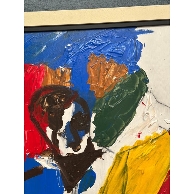 Emil Östlund, Man Among Colors, 1950s, Oil on Panel, Framed For Sale - Image 13 of 18