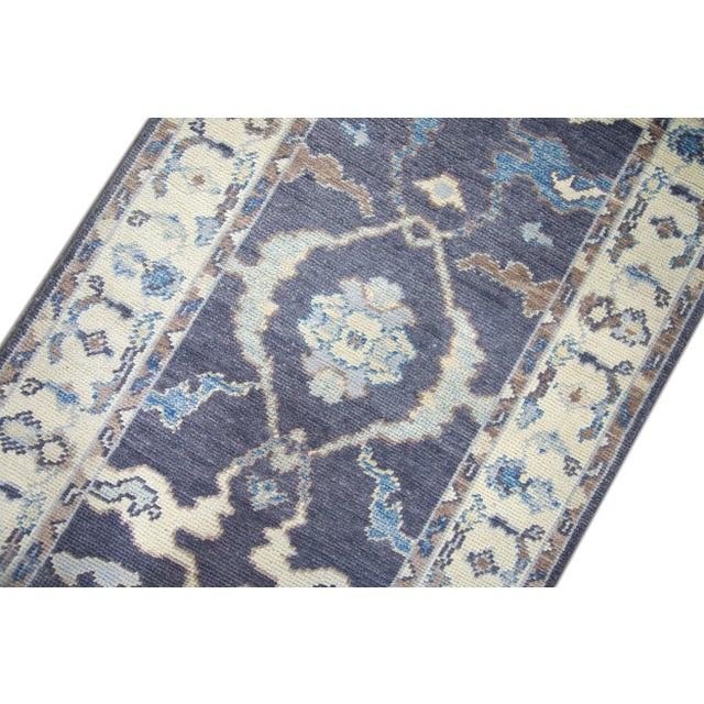 Early 21st Century Modern Turkish Oushak Rug 2'10" x 15'6" For Sale - Image 5 of 7