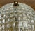 Vintage French Brass Ceiling Lamp in Glass For Sale - Image 9 of 16