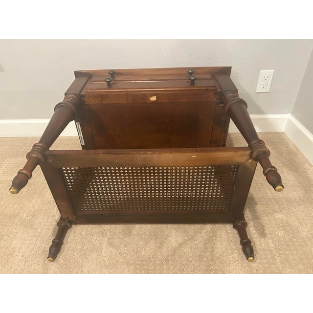 Brown Ethan Allen British Classics Caymen Night Table For Sale - Image 8 of 12