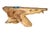 A breathtaking sculptural console carved from a single piece of lychee wood root. This monumental work celebrates nature's...