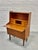 Wood Mid Century Modern Teak Secretary Desk – Scandinavian Writing Desk With Storage, C. 1960’s For Sale - Image 7 of 15