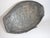 Early 20th Century Vintage Oval Pewter Platter With Roe Deer in Mountains With Pinecone Edge For Sale - Image 5 of 12