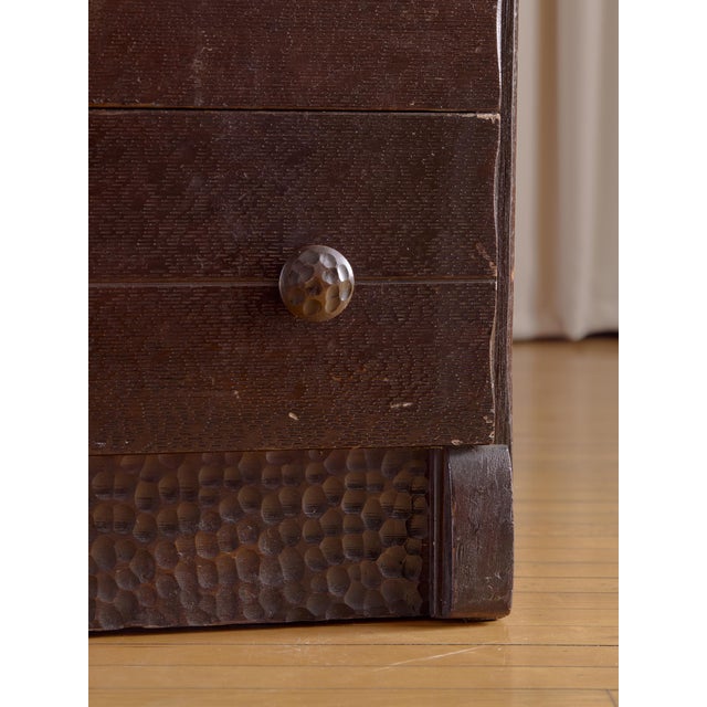 The 1920s Antique Mahogany Chest of Drawers With Horse Carving For Sale In Chicago - Image 6 of 9