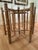 1990s Unmarked McGuire Organic Modern Bamboo & Rattan Circular Dining Table With Glass Top For Sale In Phoenix - Image 6 of 12