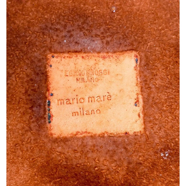 Enamelled Copper And Silver Plate by M. Mare For Broggi For Sale - Image 4 of 6