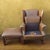 2000 - 2009 Wingback Leather Armchair and Matching Ottoman by Classic Leather. For Sale - Image 5 of 12