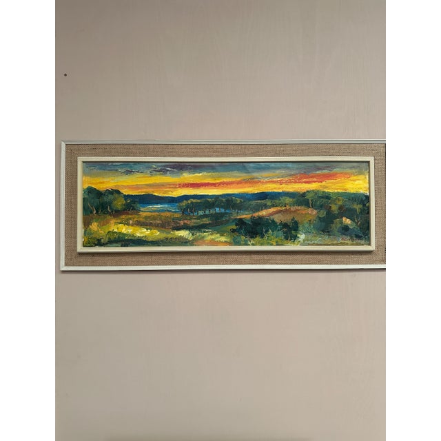Kurt Lundberg, Landscape (Sörmlands Nalar Räven), 1950s, Oil on Canvas, Framed For Sale - Image 14 of 18