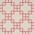 SAMPLE - Schumacher Georgette Trellis Wallpaper In Red For Sale
