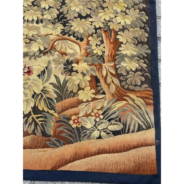 Antique French Aubusson Tapestry – Late 19th Century Beautiful late 19th-century French Aubusson tapestry, woven by silk...