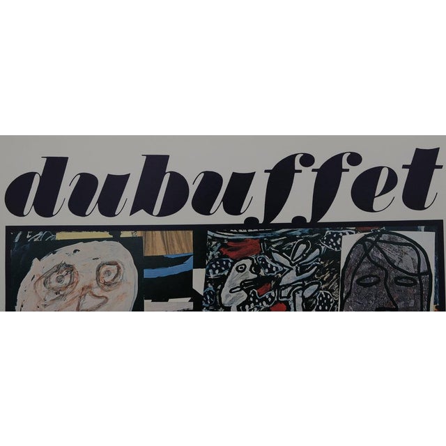 Screen Print Poster attributed to Jean Dubuffet, 1978 For Sale - Image 4 of 6