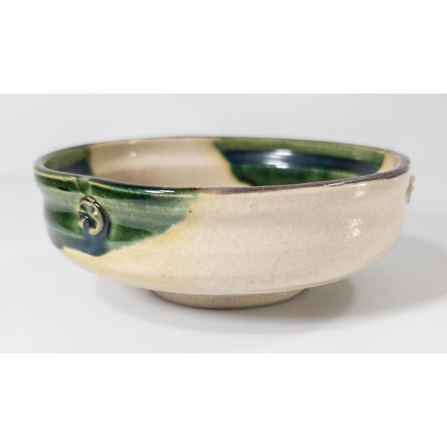 Late 20th Century Japanese Art Pottery Chawan Tea Bowl, Signed For Sale - Image 4 of 10