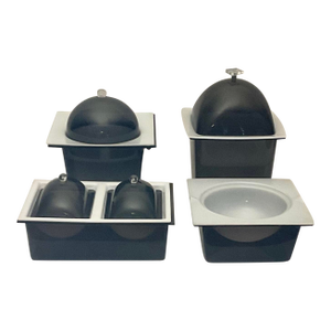 1960s Acrylic Mod Space Age Thermalene 12 Piece Hot & Cold Food Server Dome-A-Lene