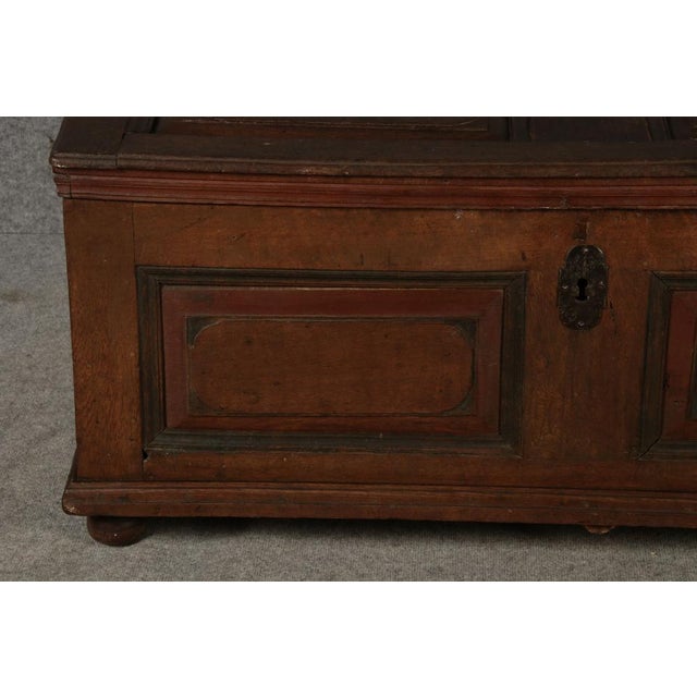Antique Baroque Chest in Oak, 1750 For Sale - Image 14 of 18